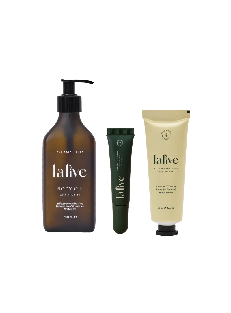 Kuru Ciltlere Özel Set (Doğal Nem Takviyesi & Parlaklık)